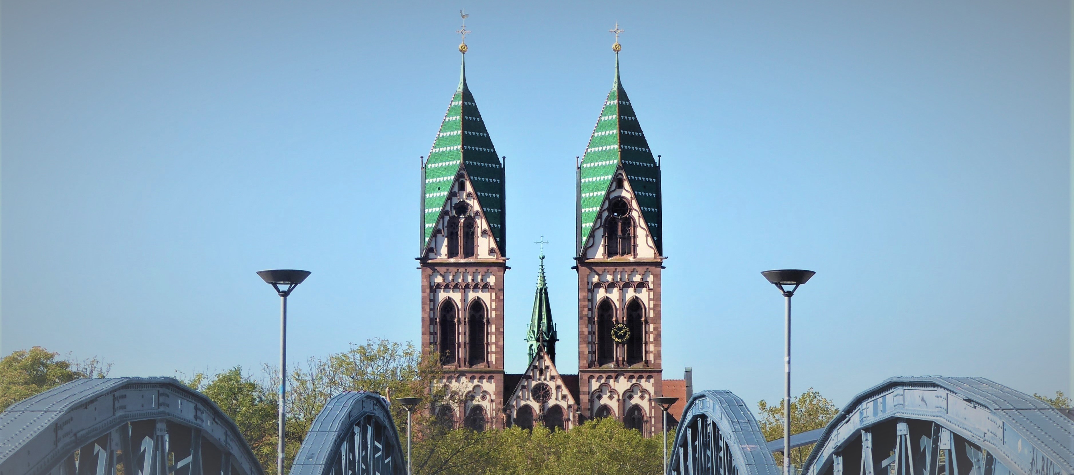 Blaue Brücke im Stühlinger